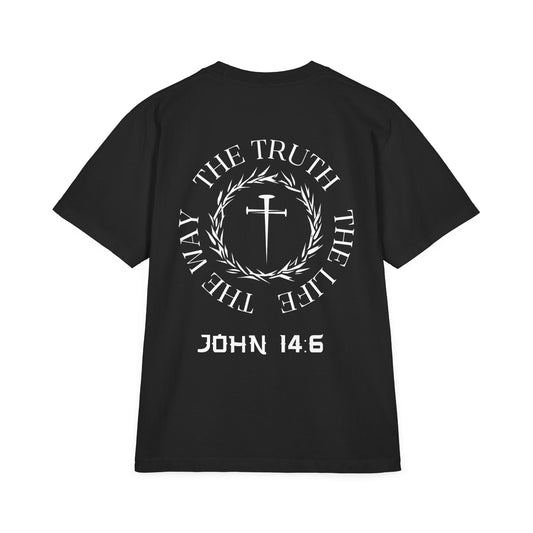 Christian T-Shirt — "The Way The Truth The Life" John 14:6 Tee