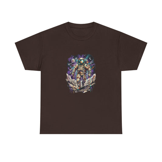 Cosmic Drifter Graffiti Astronaut T-Shirt