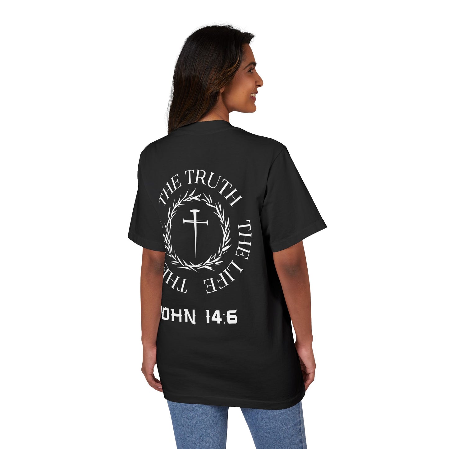 Christian T-Shirt — "The Way The Truth The Life" John 14:6 Tee