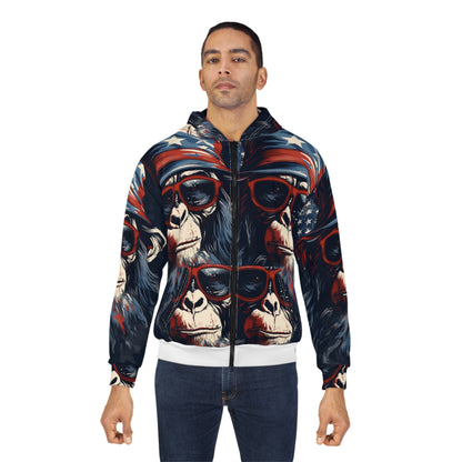 Patriotic Monkey All-Over Print Hoodie - product view