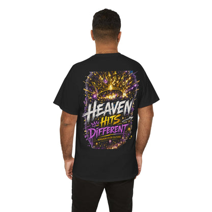 Heaven Hits Different Christian T-Shirt - product view