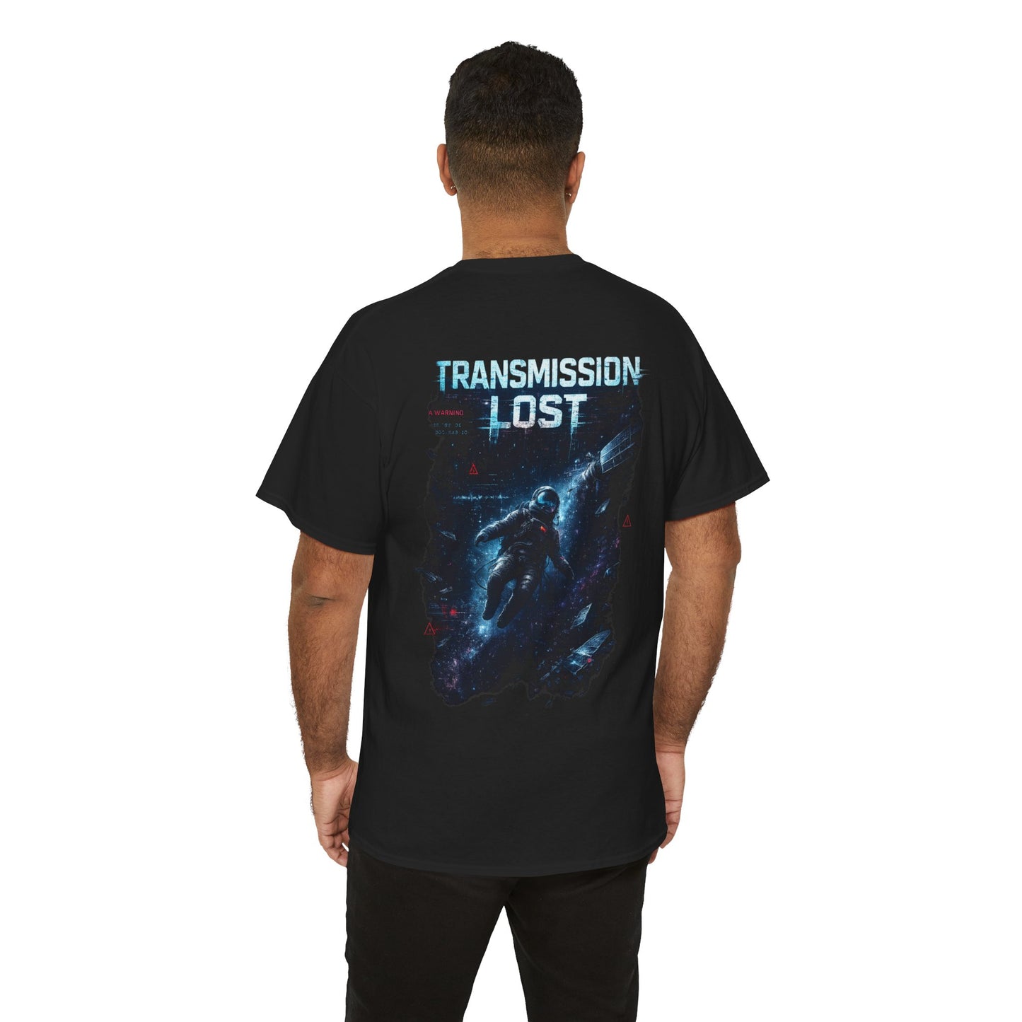 Transmission Lost Astronaut T-Shirt | Sci-Fi Space Graphic Tee, Futuristic Cosmic Streetwear Shirt