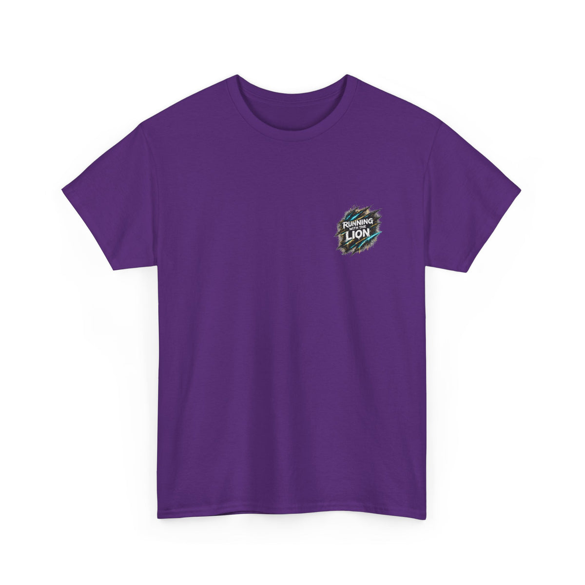 Running With the Lion Christian T-Shirt - product view