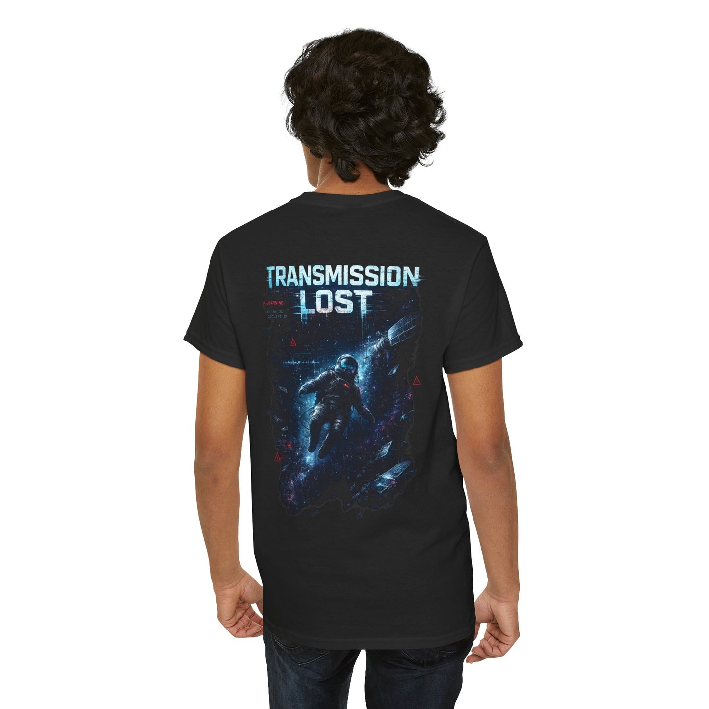 Transmission Lost Astronaut T-Shirt | Sci-Fi Space Graphic Tee, Futuristic Cosmic Streetwear Shirt