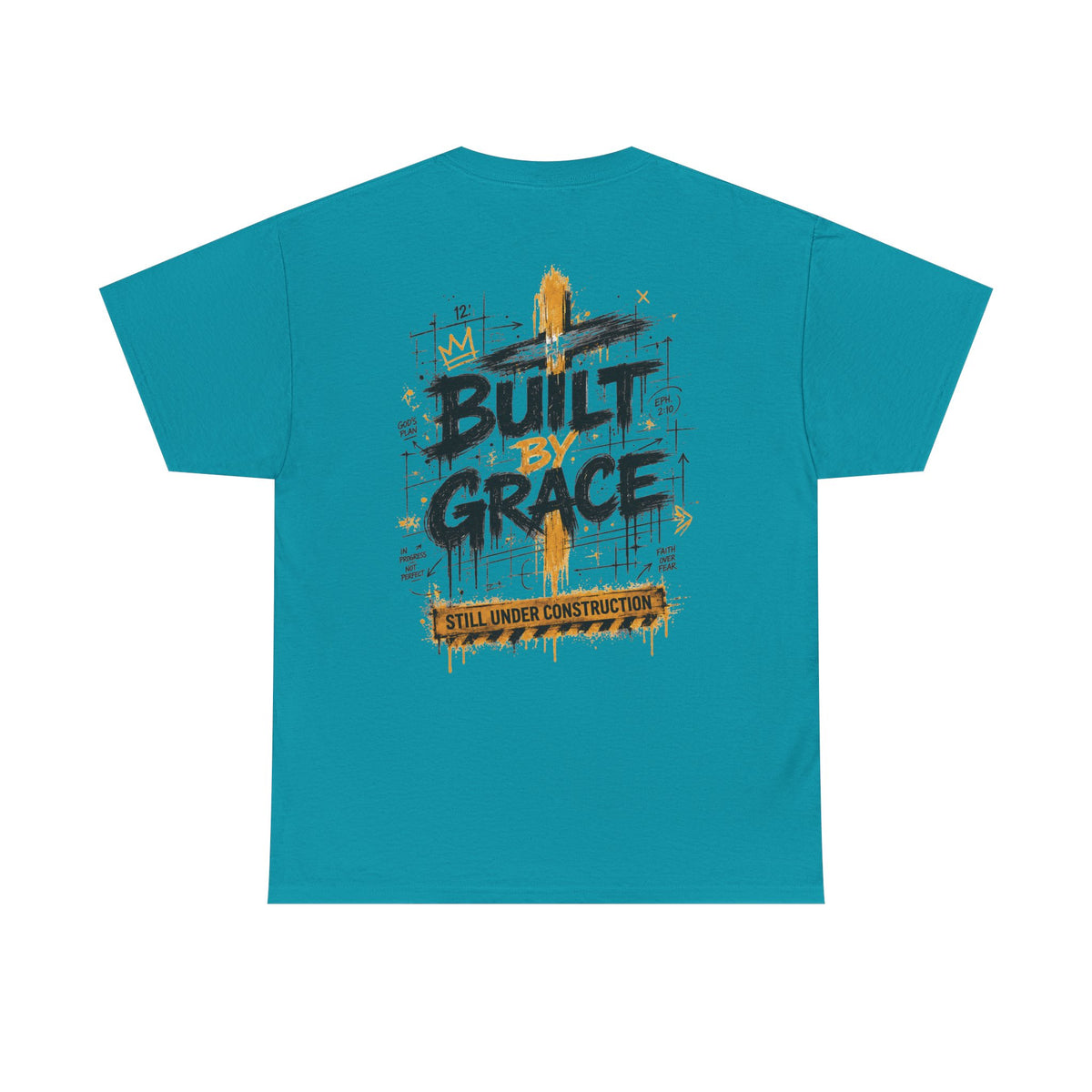 Built by Grace Christian Graphic T-Shirt - product view