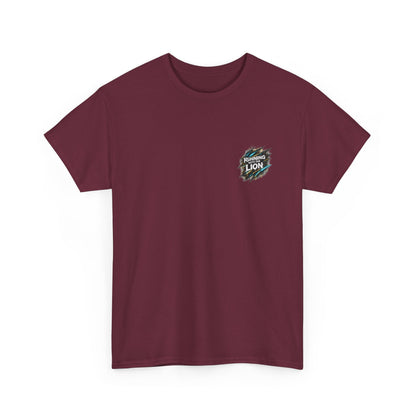 Running With the Lion Christian T-Shirt - product view
