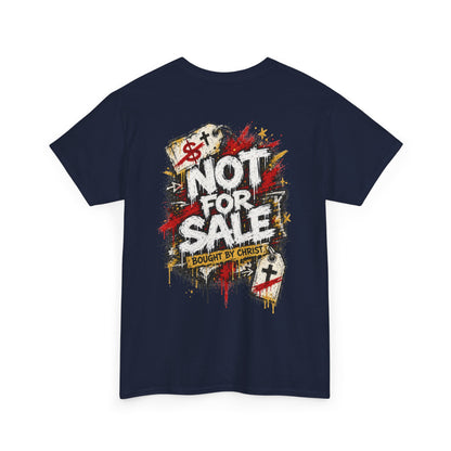 Not for Sale Bought by Christ Christian T-Shirt - product view