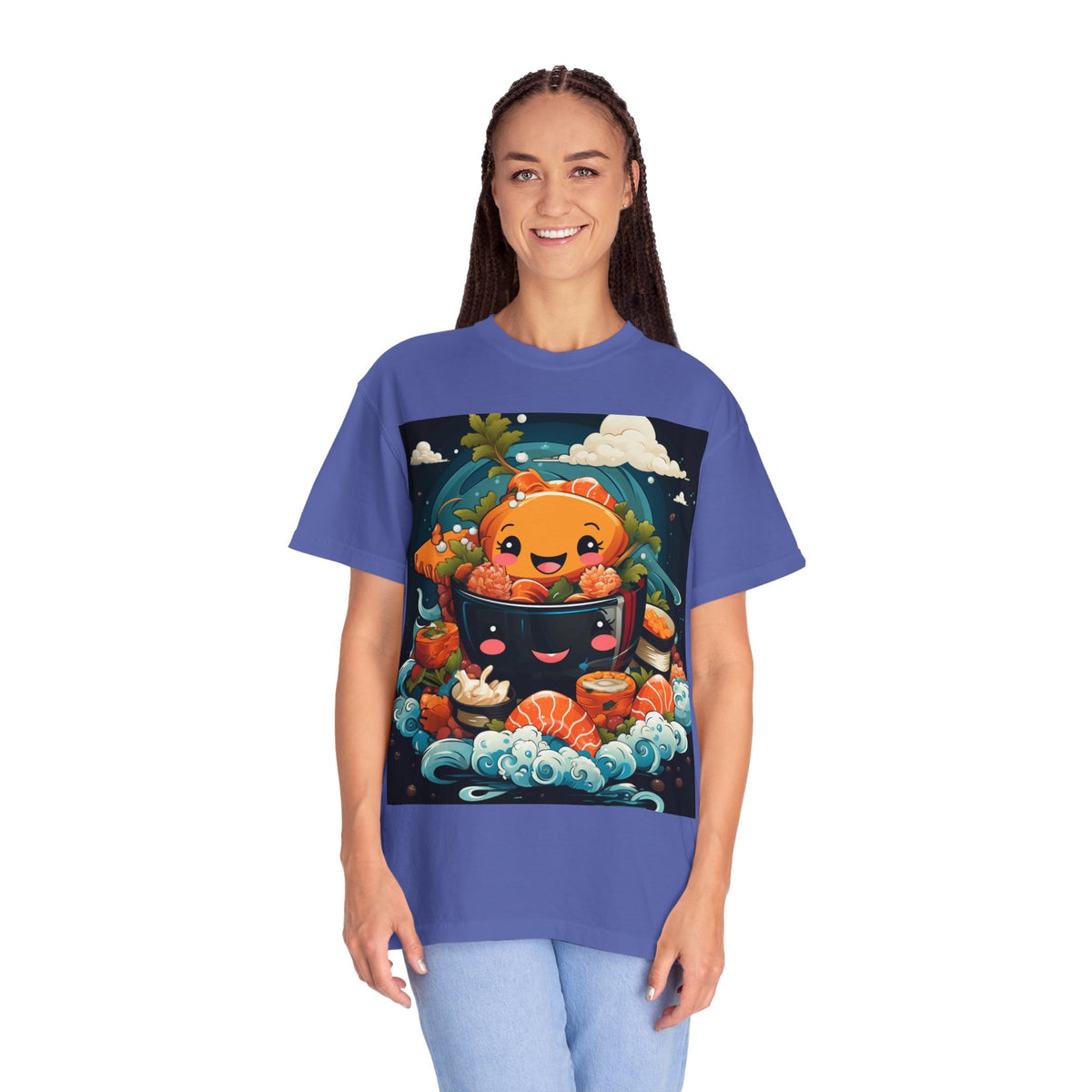Cute Ramen Bowl T-Shirt | Foodie Graphic Tee - product view