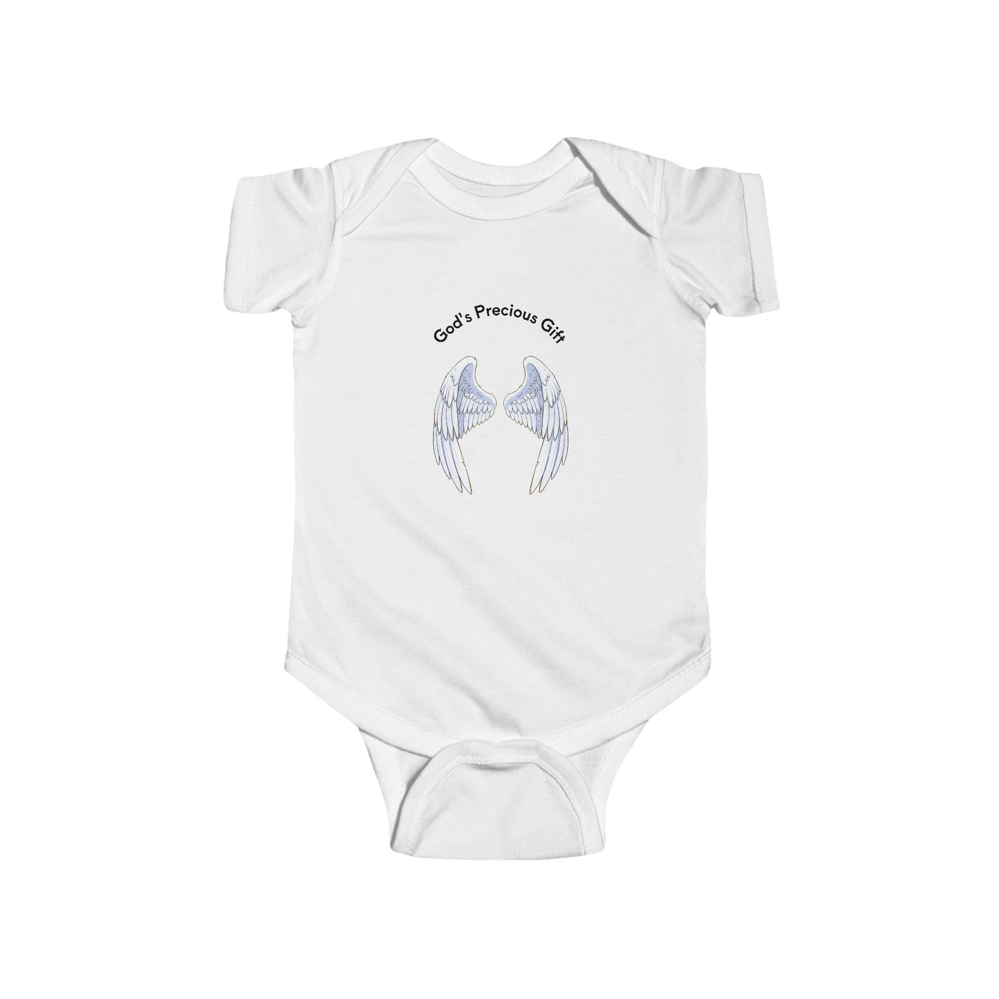 God's Precious Child Infant Bodysuit - Angel Wings Baby Onesie