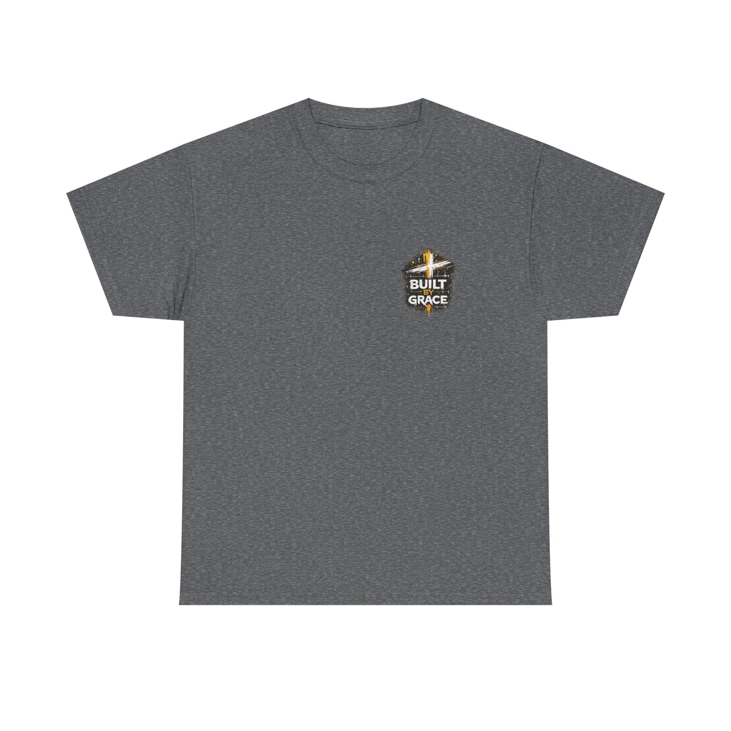 Built By Grace Christian Graphic T-Shirt | Still Under Construction Faith Streetwear Tee