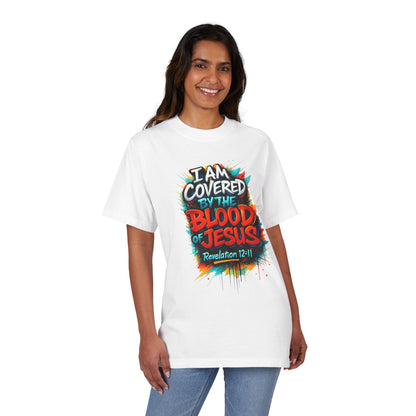 Covered by the Blood of Jesus T-Shirt — Revelation 12:11 Graphic Tee