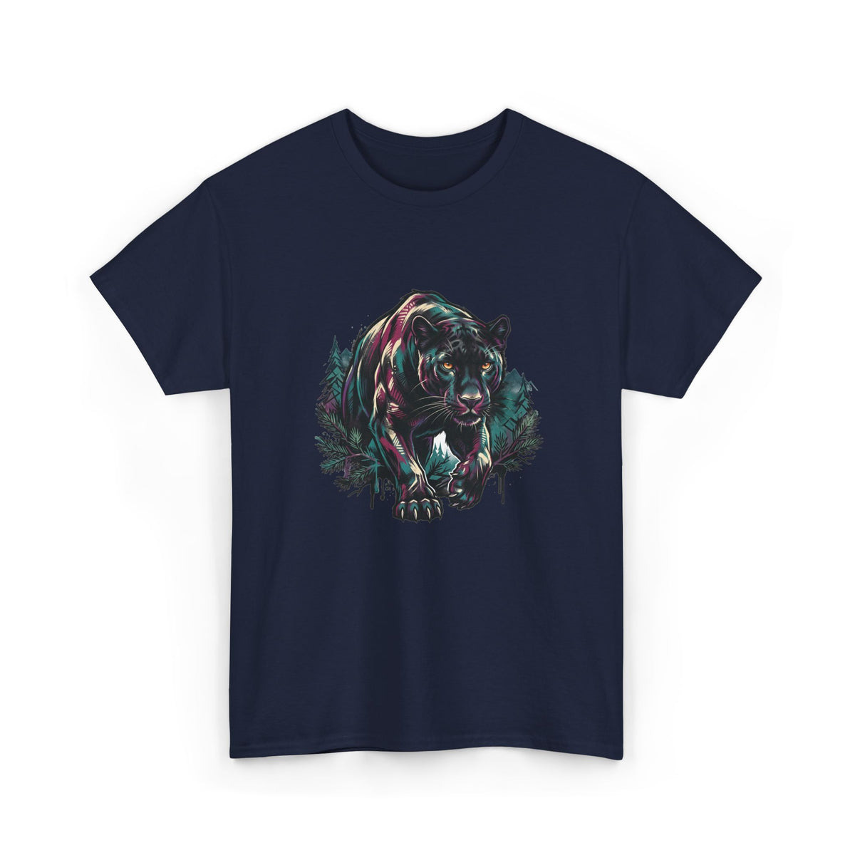 Midnight Prowler Graffiti Panther T-Shirt