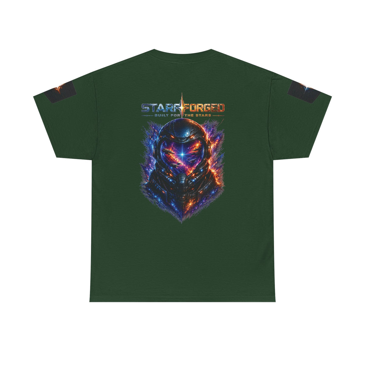 Starforged Built for the Stars Sci-Fi T-Shirt - product view