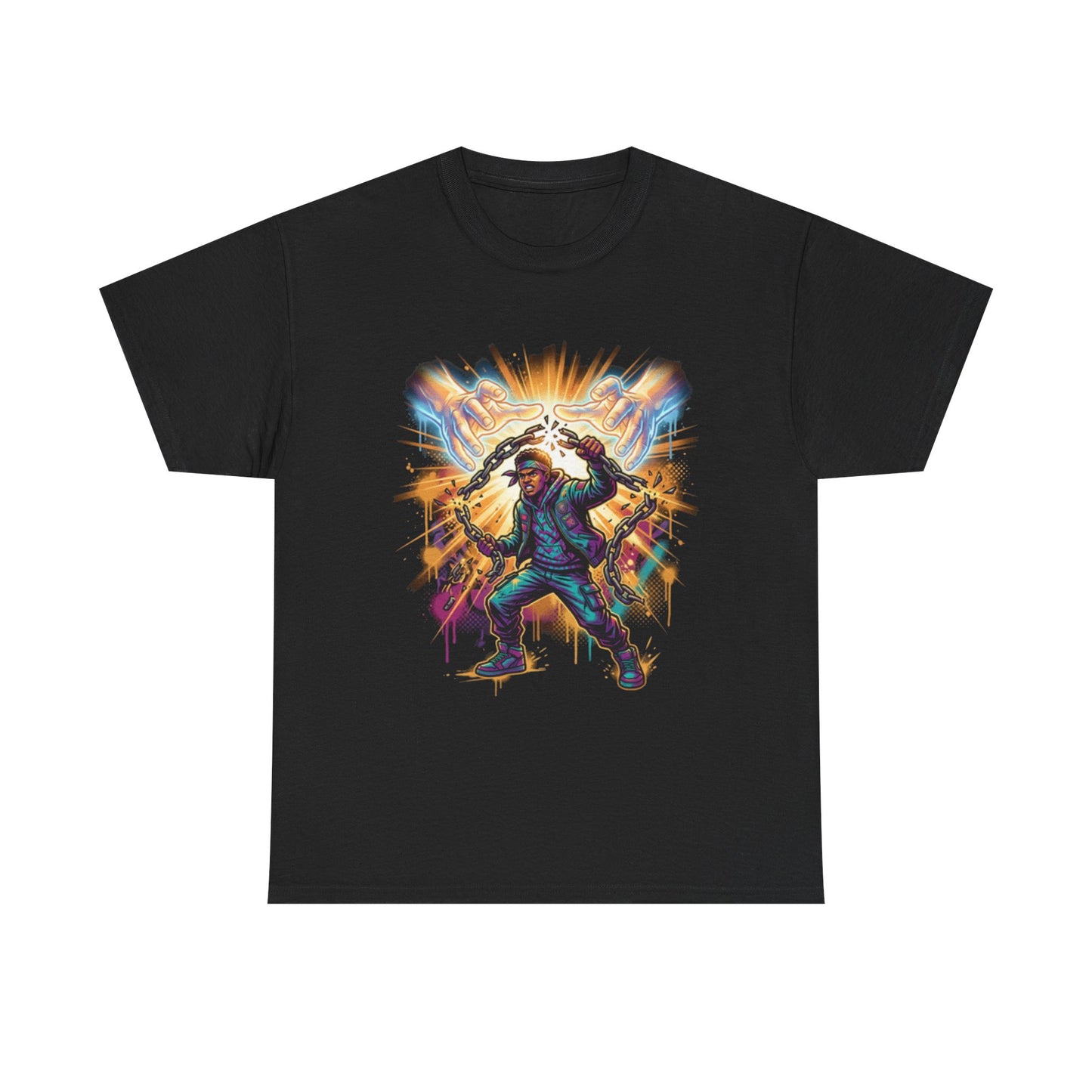 Break Every Chain Christian T-Shirt – Faith Streetwear Graphic Tee, Spiritual Freedom Jesus Shirt, Bold Religious Apparel
