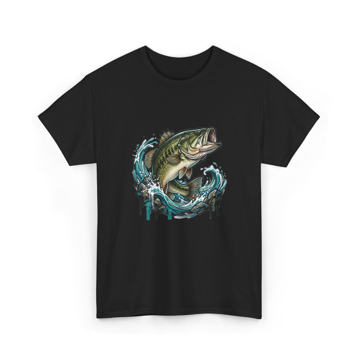 Wild Current Graffiti Bass Fishing T-Shirt