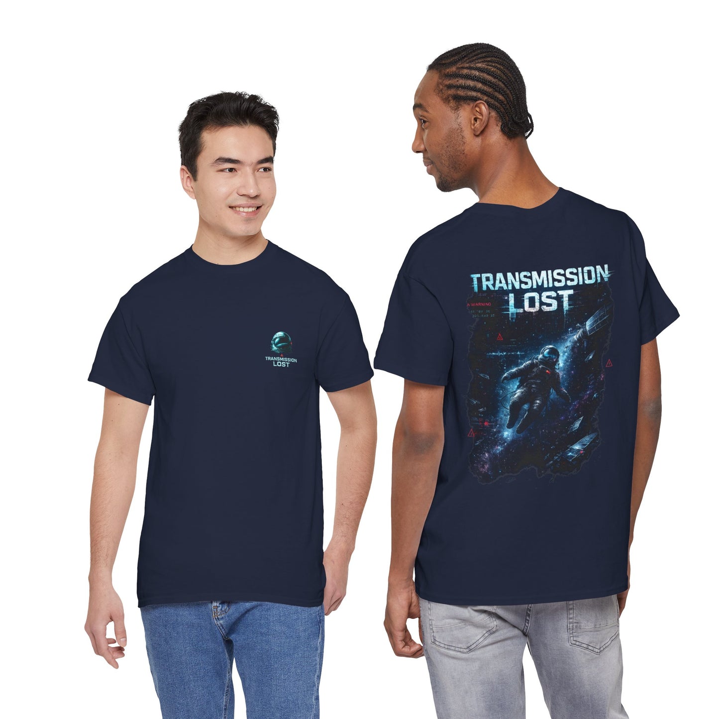 Transmission Lost Astronaut T-Shirt | Sci-Fi Space Graphic Tee, Futuristic Cosmic Streetwear Shirt