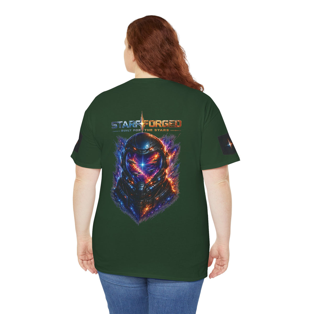Starforged Built for the Stars Sci-Fi T-Shirt - product view