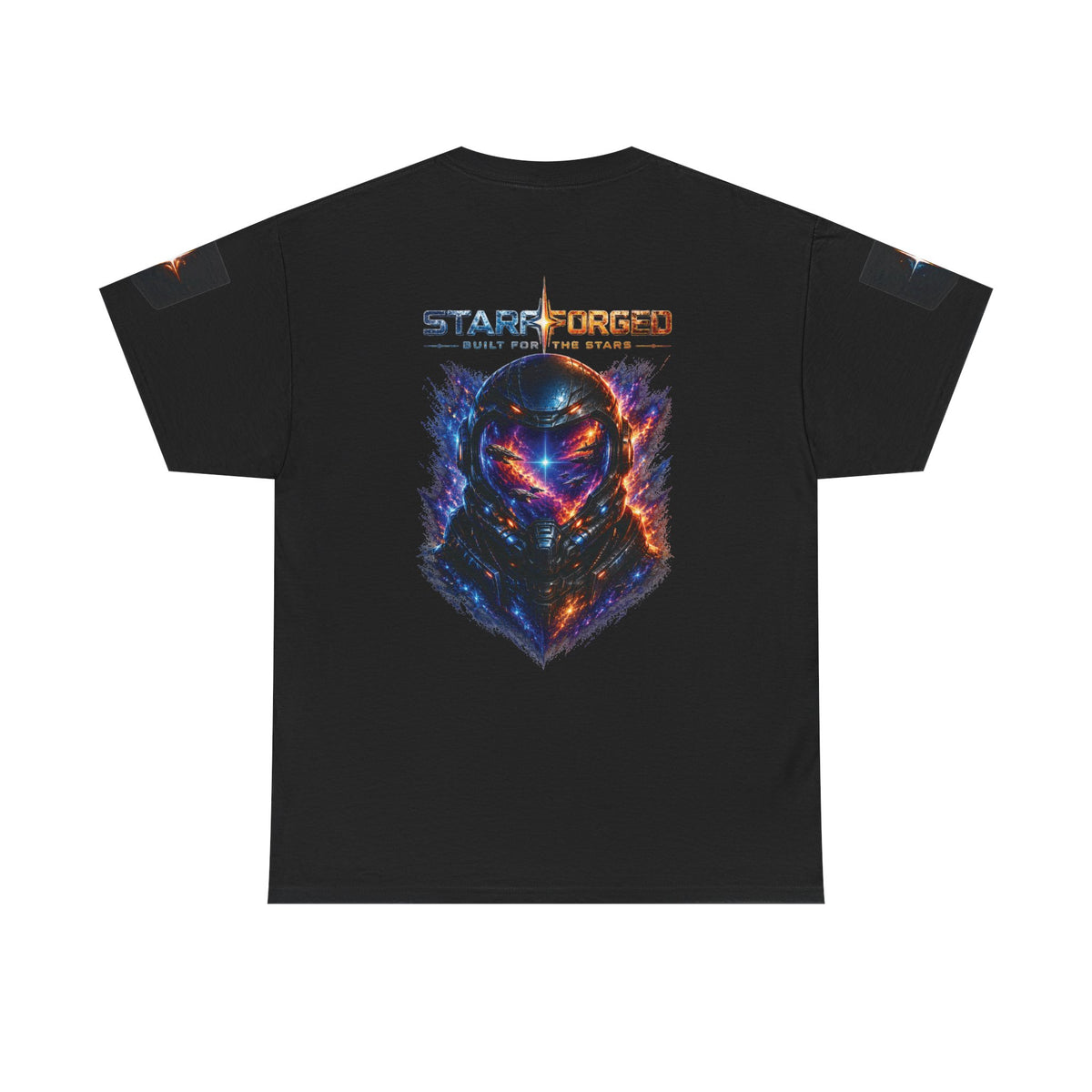 Starforged Built for the Stars Sci-Fi T-Shirt - product view