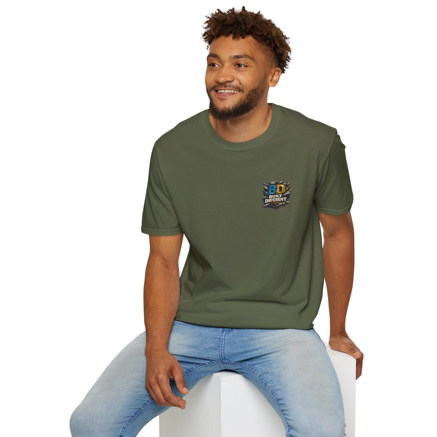 Built Different Tee — "BD Built Different" Graphic T-Shirt