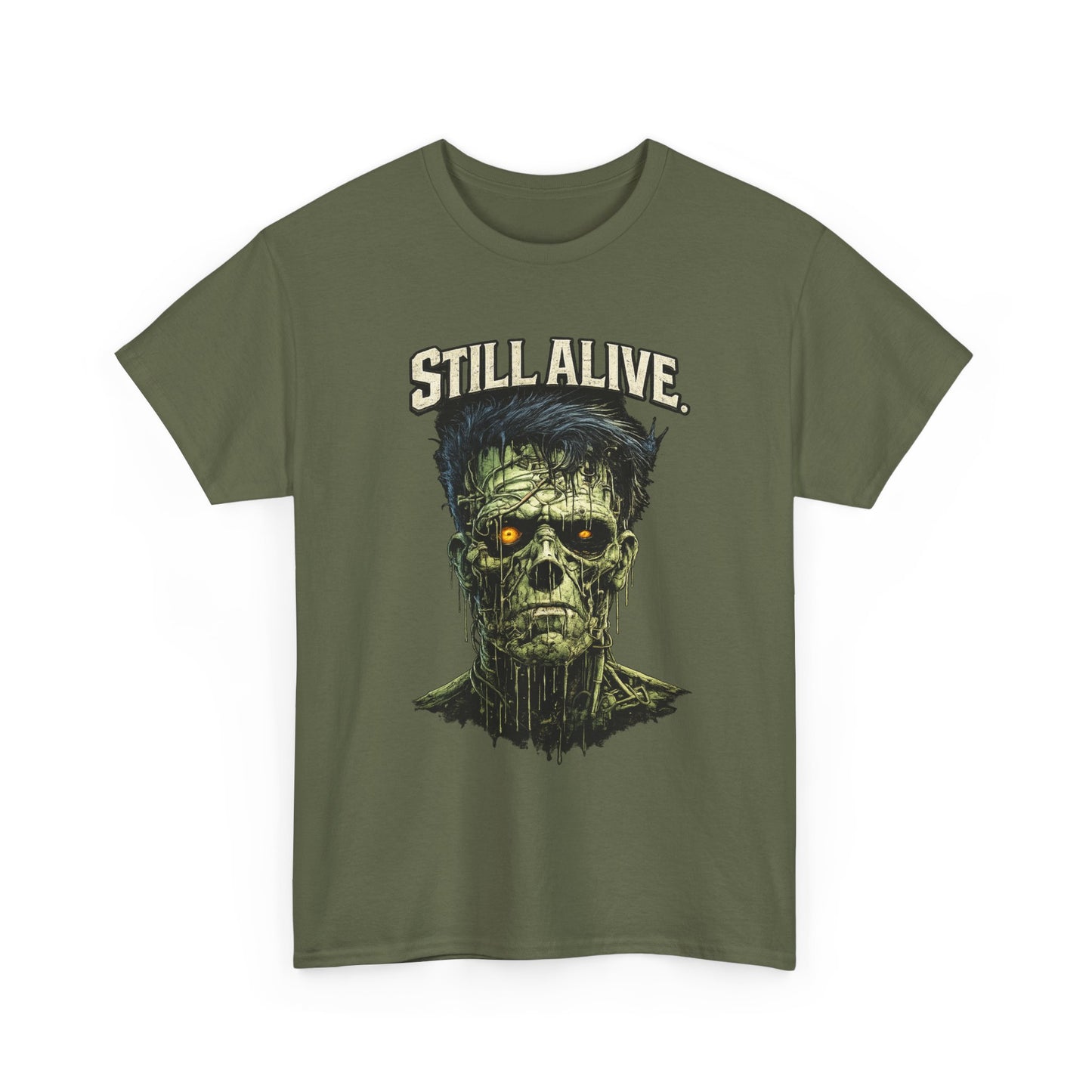 Still Alive Zombie Tee — Retro Horror Graphic T-Shirt