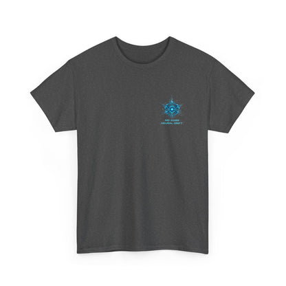 Neural Drift Cyberpunk Skull T-Shirt - product view