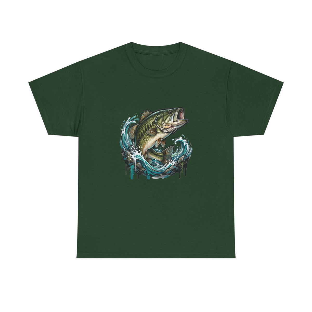 Wild Current Graffiti Bass Fishing T-Shirt