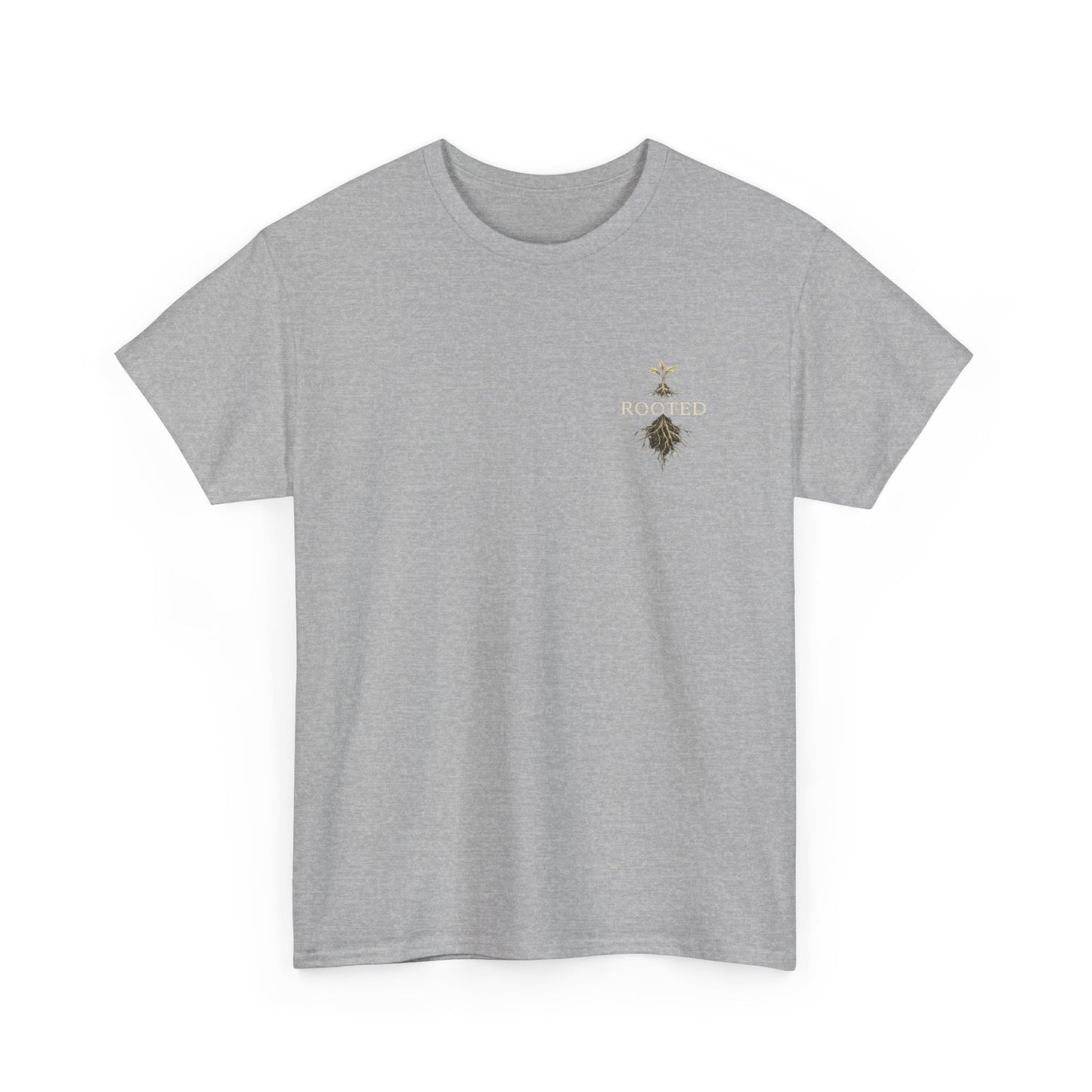 Rooted Floral Tee — "Rooted Not Stuck" Graphic T-Shirt