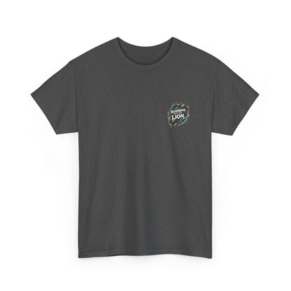 Running With the Lion Christian T-Shirt - product view