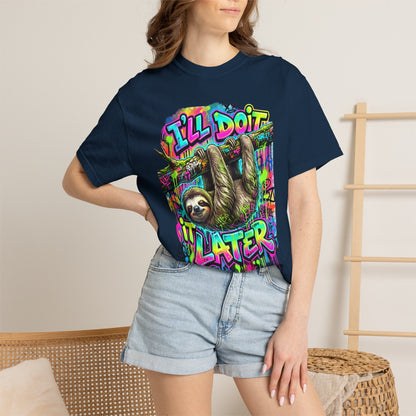 I'll Do It Later Sloth T-Shirt