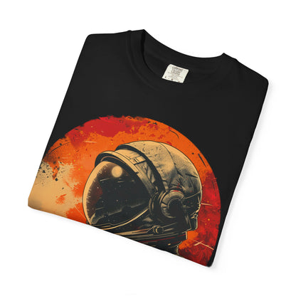 Astronaut Retro Moon T-Shirt — Vintage Space Helmet Graphic Tee