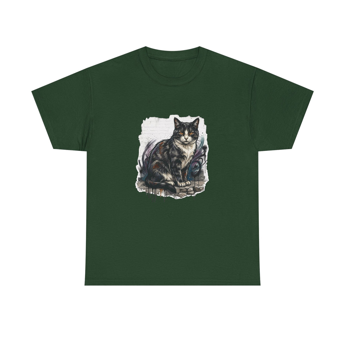 Nine Lives Graffiti Cat T-Shirt