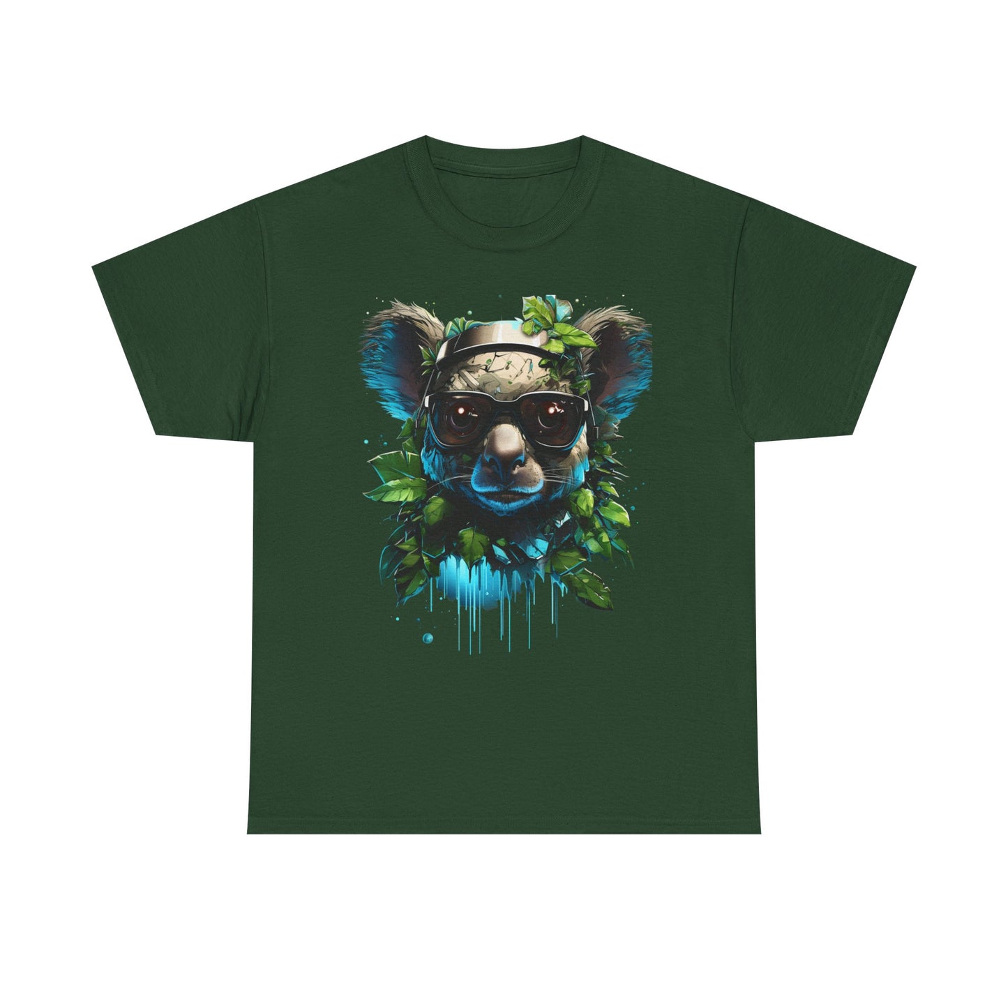 Koala Mask Tee — Urban Wildlife Graphic T-Shirt