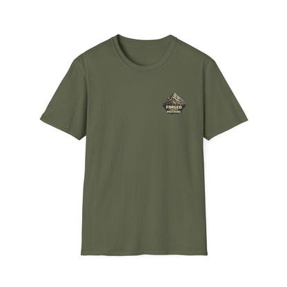 Mountain 'Forged by Pressure' T‑Shirt — Inspirational Outdoor Graphic Tee