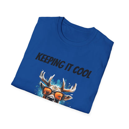 Keeping It Cool Antler Graphic T-Shirt - product view