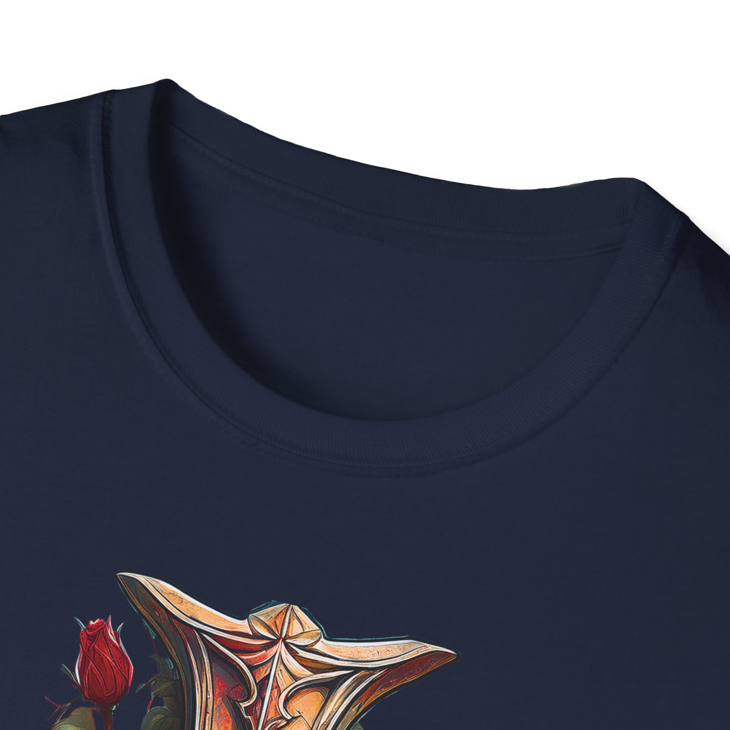 Cross & Roses T-Shirt —  Floral Christian Cross Shirt