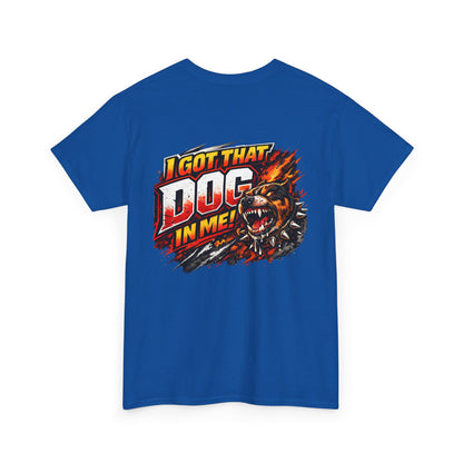 I Got That Dog In Me tee | Pitbull Graphic Shirt, Fierce Dog Illustration