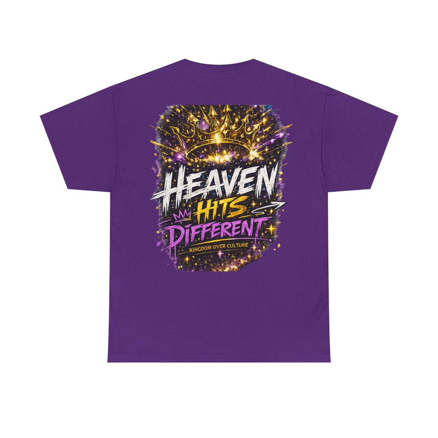Heaven Hits Different Christian Graphic T-Shirt | Kingdom Over Culture Faith Streetwear Tee