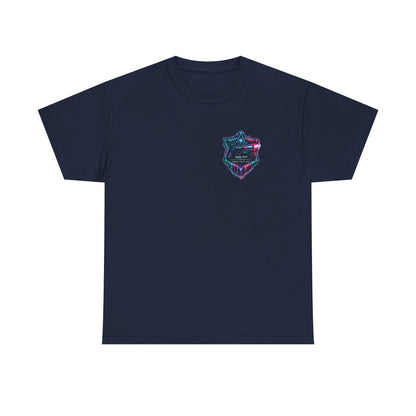 Neon Outlaw Cyberpunk Graphic T-Shirt - product view