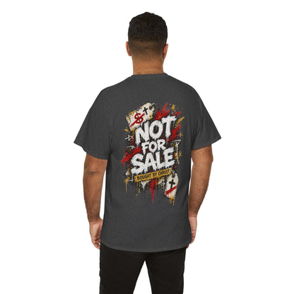 Not for Sale Bought by Christ Christian T-Shirt - product view