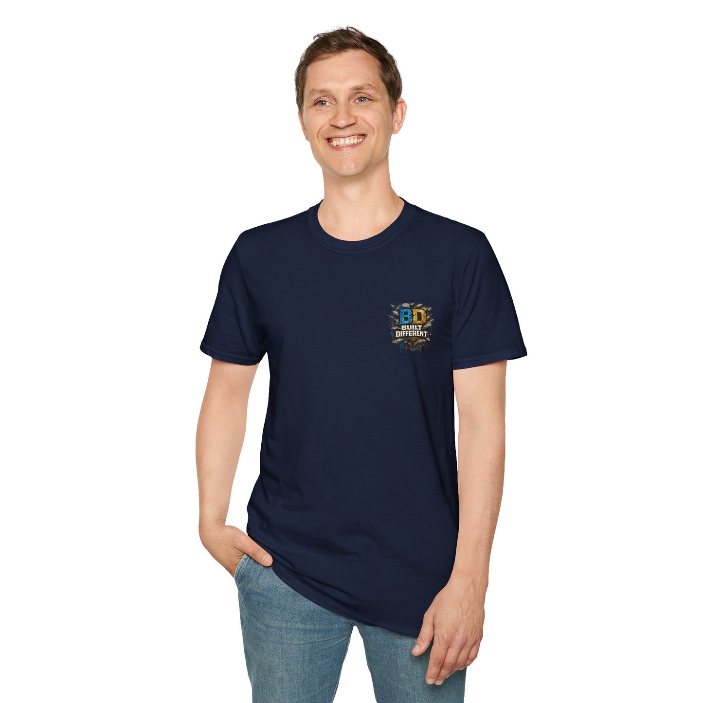 Built Different Tee — "BD Built Different" Graphic T-Shirt