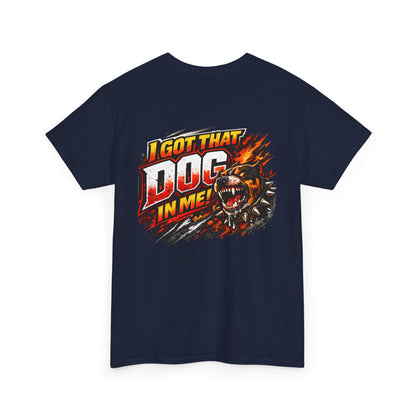 I Got That Dog In Me tee | Pitbull Graphic Shirt, Fierce Dog Illustration