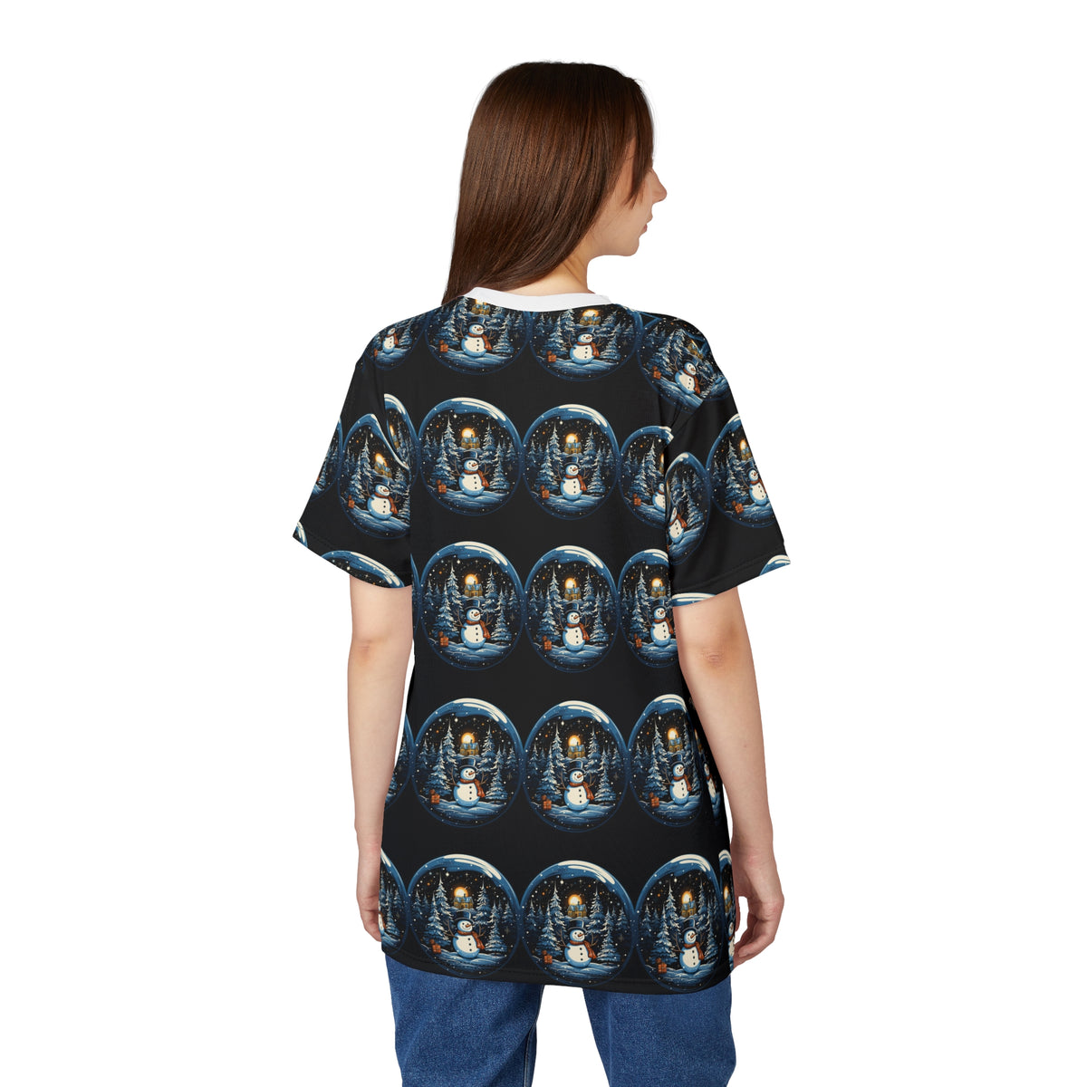 Winter Snow Globe All-Over Print T-Shirt - product view