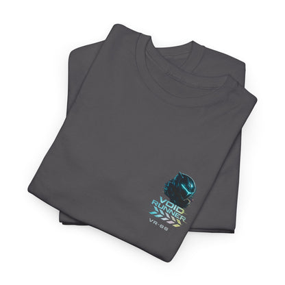 Void Runner Cyberpunk T-Shirt | Futuristic Racing Graphic Tee, Neon Sci-Fi Streetwear Shirt