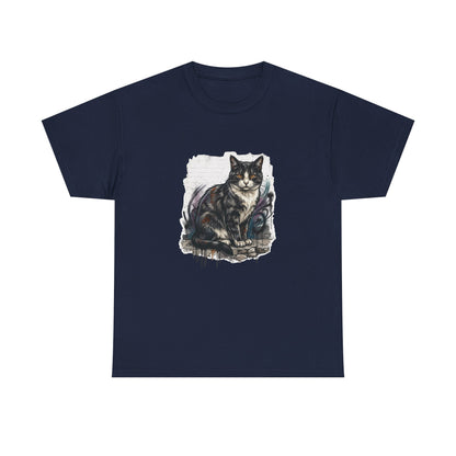 Nine Lives Graffiti Cat T-Shirt