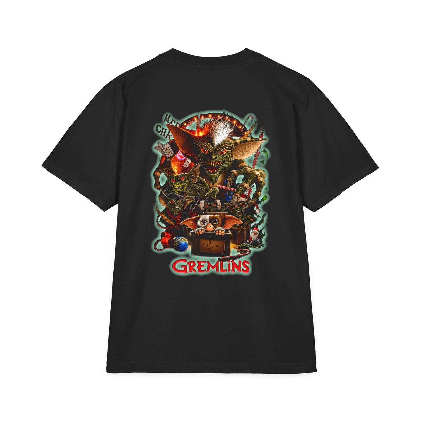 Gremlins Movie T-Shirt — Vintage Gizmo & Stripe Retro Horror Tee