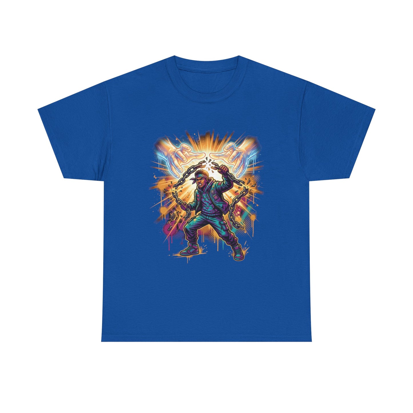 Break Every Chain Christian T-Shirt – Faith Streetwear Graphic Tee, Spiritual Freedom Jesus Shirt, Bold Religious Apparel