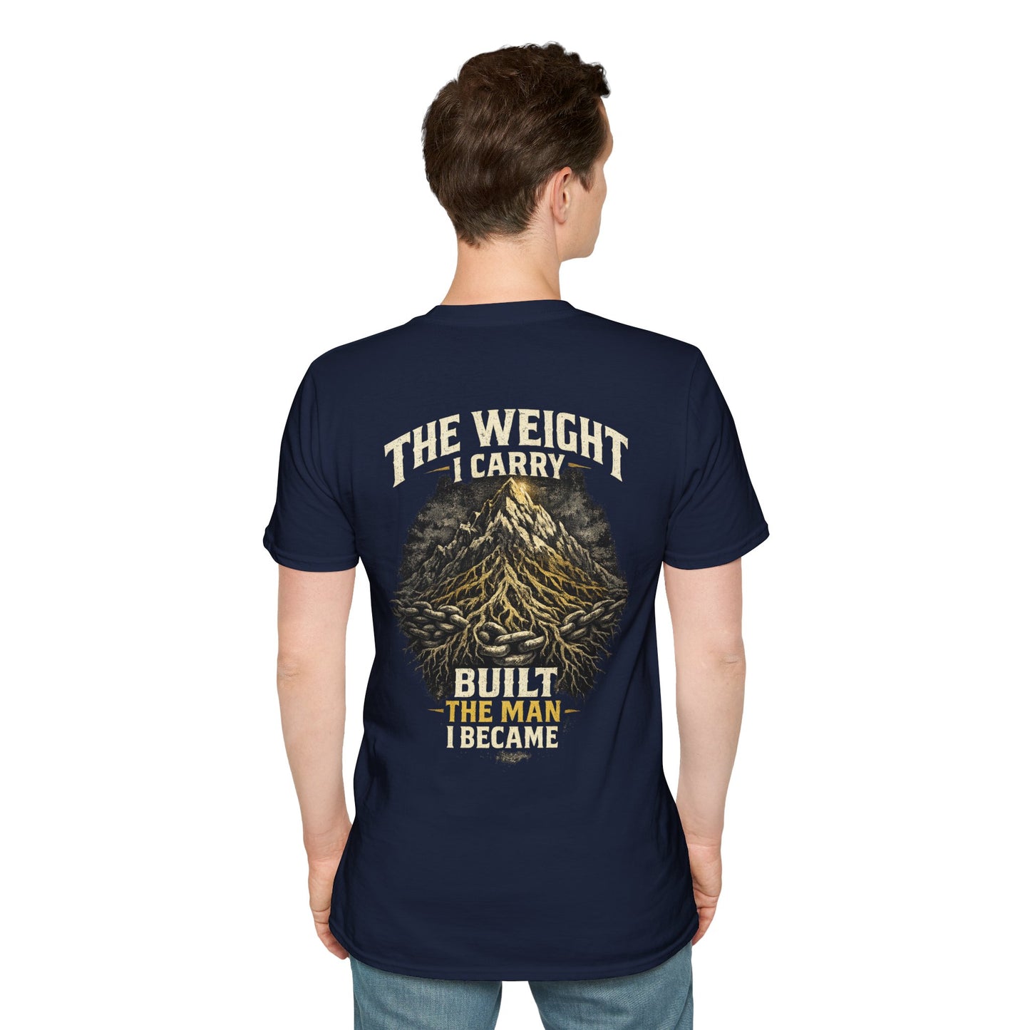 Mountain 'Forged by Pressure' T‑Shirt — Inspirational Outdoor Graphic Tee