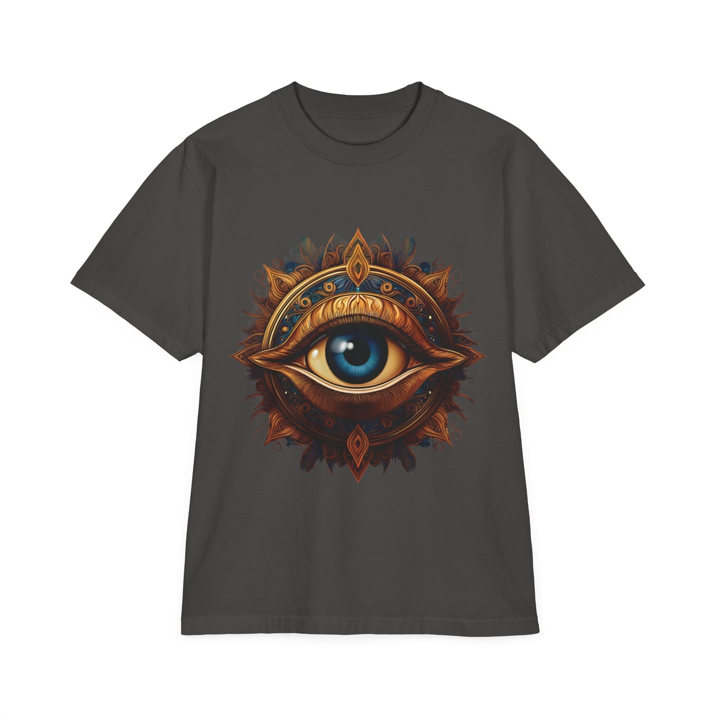Mystic All-Seeing Eye T-Shirt — Boho Spiritual Graphic Tee