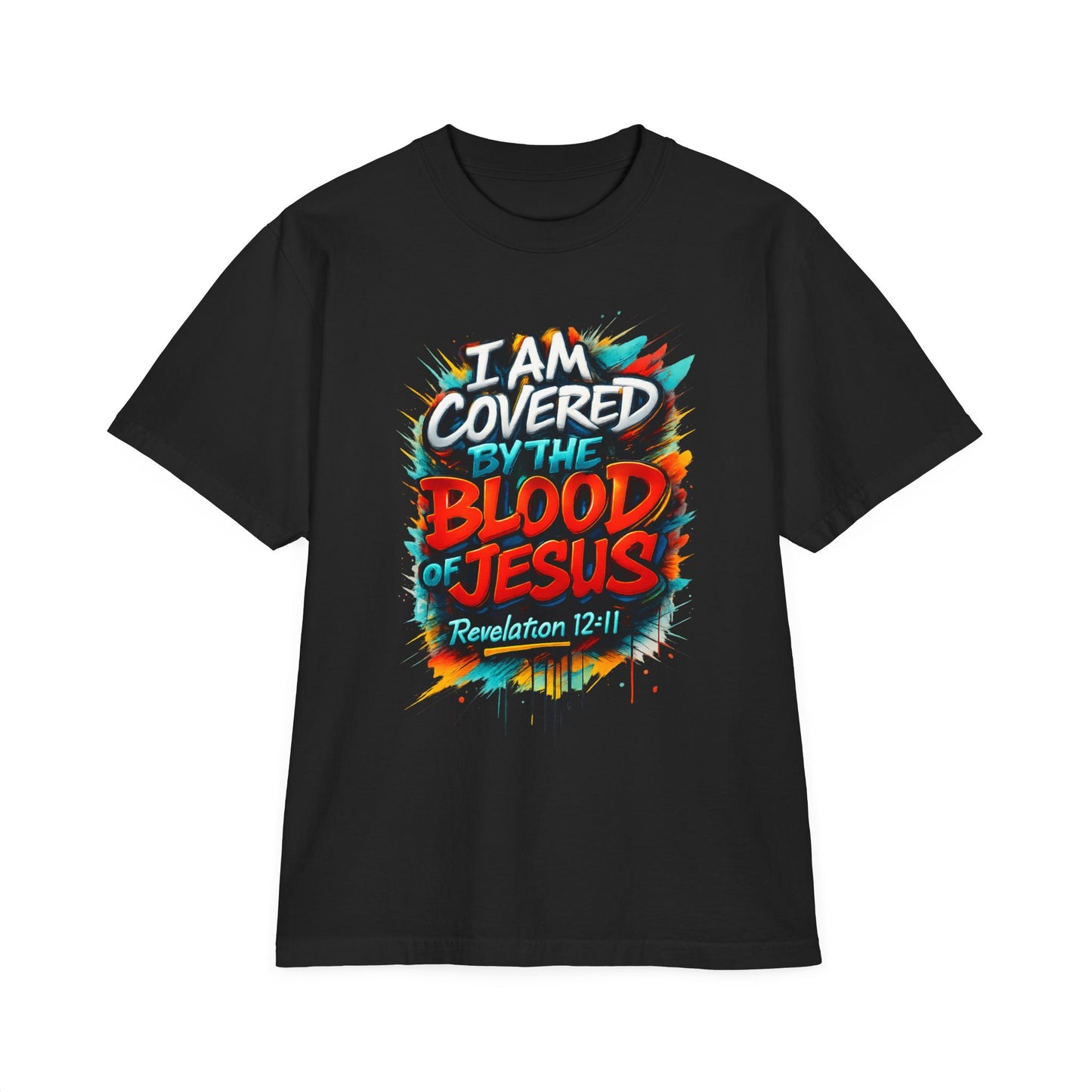 Covered by the Blood of Jesus T-Shirt — Revelation 12:11 Christian Tee