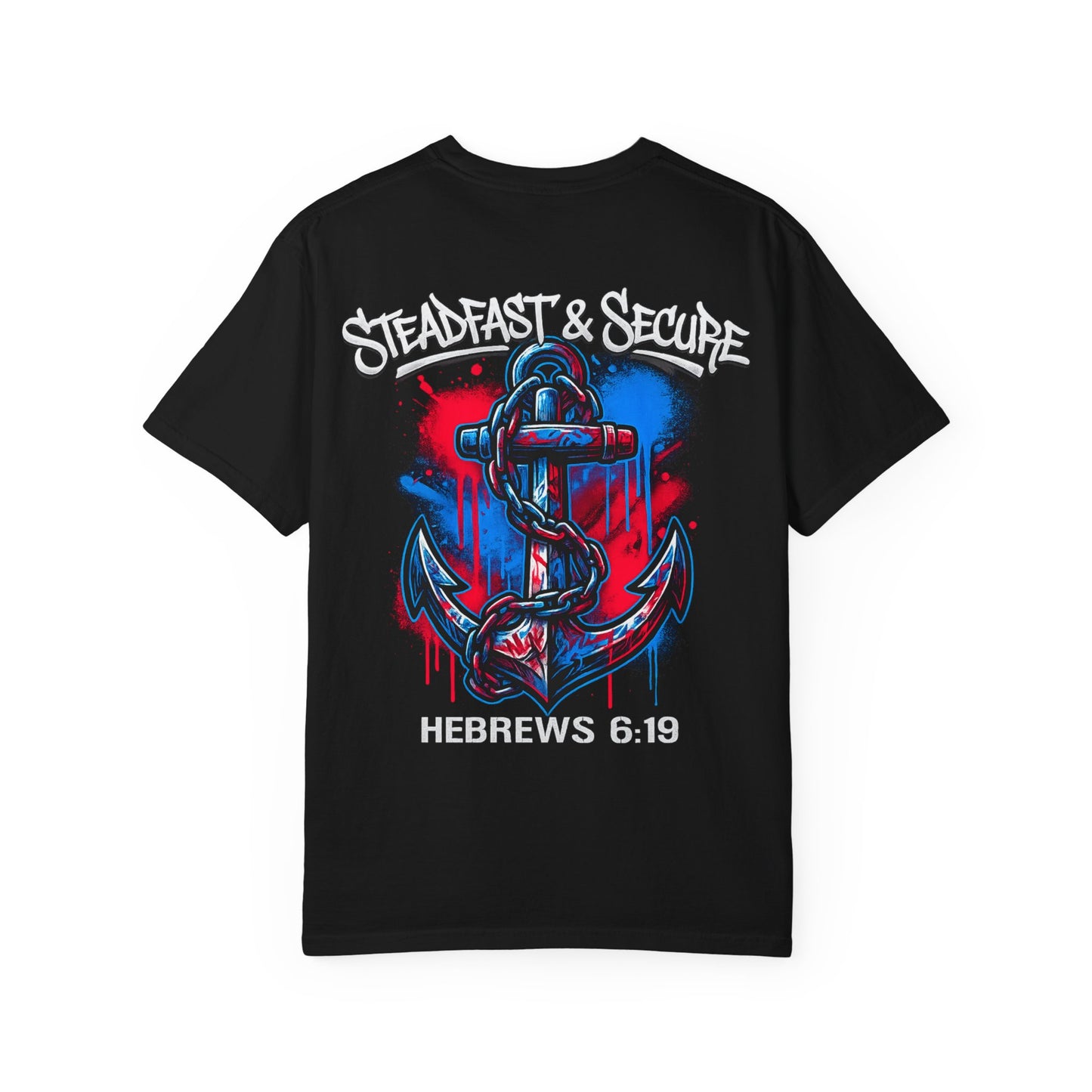 Hebrews 6:19 Anchor T‑Shirt — "Steadfast & Secure" Christian Faith Tee